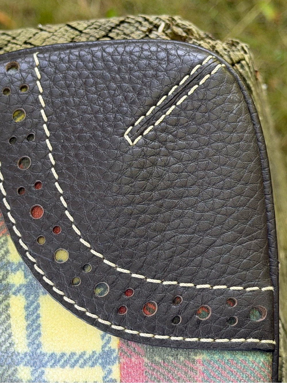 Dooney & Bourke Vintage Tartan Plaid Baguette Shoulder Bag Y2K - Picture 11 of 12